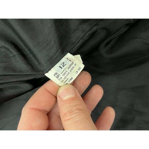 Vintage Monterey Fashions Faux Fur Mink Bomber Style Short Winter Coat Sz 12 Wmn - Picture 8 of 10